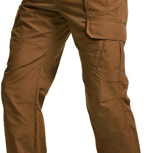 Men's Casual Canvas Mid Waist Water Resistant Cargo <b>Pants</b> Lightweight <b>Work</b> Hiking <b>Pants</b> - Product Image 5