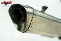 Pot d'échappement de moto en alliage de titane modifié avec soupape électronique pour ZONTES 703RR