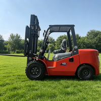 Nouveau chariot élévateur diesel contrepoids de 5000 kg, mât à 3 étages de 4,5 m, moteur japonais importé, chariot élévateur diesel de 5 tonnes certifié CE