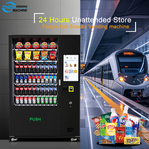 Distributeur automatique commercial avec écran tactile de 22 pouces, réfrigération, capacité de 600 à 800, options de paiement multiples, ascenseur pour articles fragiles - Product Image 2