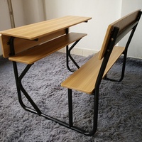 Bureaux et chaises doubles simples pour l'école primaire/secondaire