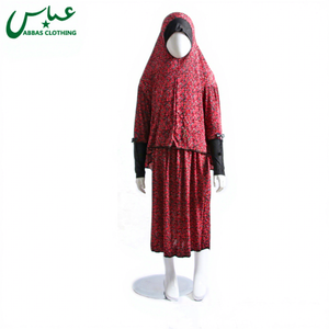 Vestido <span class=keywords><strong>de</strong></span> Oración Musulmán <span class=keywords><strong>de</strong></span> Poliéster <span class=keywords><strong>de</strong></span> Alta Calidad Marca ABBAS, Manga Larga para Niñas - Product Image 1