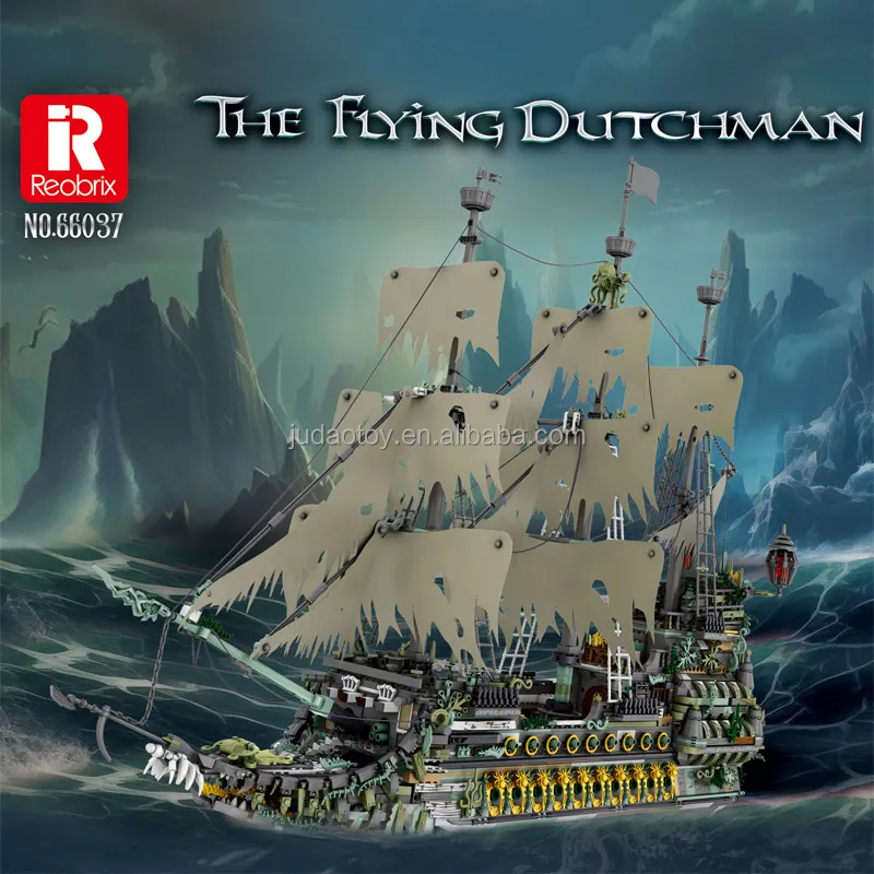 Reobrix 66037 Compatible MOC 16016 The Flying Dutchman Assembly Model Building Block Kids Bricks Toys Gifts Christmas Toys