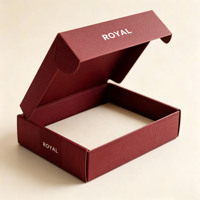 Boîtes rigides en carton kraft recyclables et écologiques avec impression personnalisée pour l'emballage de bougies et de cadeaux/artisanat