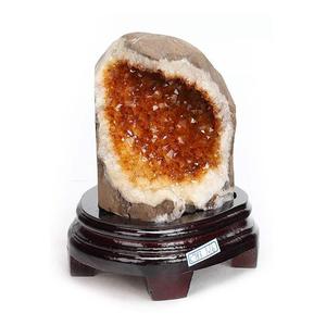 סיטונאי ריפוי גביש <span class=keywords><strong>amethyst</strong></span> geode אשכול citrine דגימה מינרל לקישוט - Product Image 3