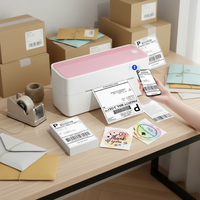 Printer Label Thermal Nirkabel Phomemo PM-241-BT Pembuat Label 4x6 untuk Logistik Gudang E-commerce Fulfillment