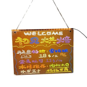 Schermo di visualizzazione a LED <span class=keywords><strong>per</strong></span> la ricarica di illuminazione del mercato notturno di bordo pubblicitario fabbrica-Made acrilico Board <span class=keywords><strong>per</strong></span> aziende ospedali - Product Image 3