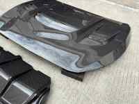 Capot Carbone V5 Style Démon MRD pour Infiniti Q50 2014+ Q60 2017+ en Fibre de Carbone Nid d'Abeille