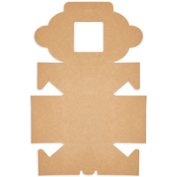 Petites boîtes de boulangerie avec fenêtre, 10 pièces, petites boîtes en papier, pour snacks, donuts, cadeau de fête, café, restaurant, à emporter