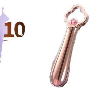 Nouveau mini vibrateur clitoridien en forme de lapin 2024, 10 fréquences, étanche IPX7, jouets sexuels discrets pour femmes et couples, <span class=keywords><strong>massage</strong></span> coquin, couleur champagne - Product Image 2