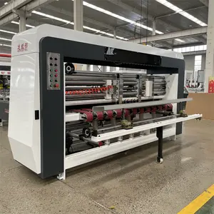 ZH-DZ Carton Box Making Nail Adhesive Machine With Automatic For Stapling And Gluing Corrugated Box