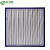 YANING Laminar Air Flow Hoods 99,99% Kapasitas Tinggi Bingkai Aluminium Lipat Dalam Filter HEPA Elemen Filter Udara H13