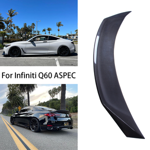 สปอยเลอร์หลังคาร์บอนไฟเบอร์ทรง ASPEC สำหรับรถยนต์ Q60 Q60S Coupe ปี 2013-2023 - Product Image 2
