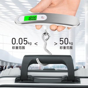 Báscula electrónica portátil para equipaje, 0,05-50kg, pantalla LCD, tipo gancho para pesar bolsas de viaje - Product Image 1