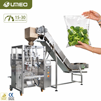 Machine d'emballage semi-automatique pour légumes frais, machine d'emballage en sachet pour brocoli, chou, légumes à feuilles, 15-30 sachets/min
