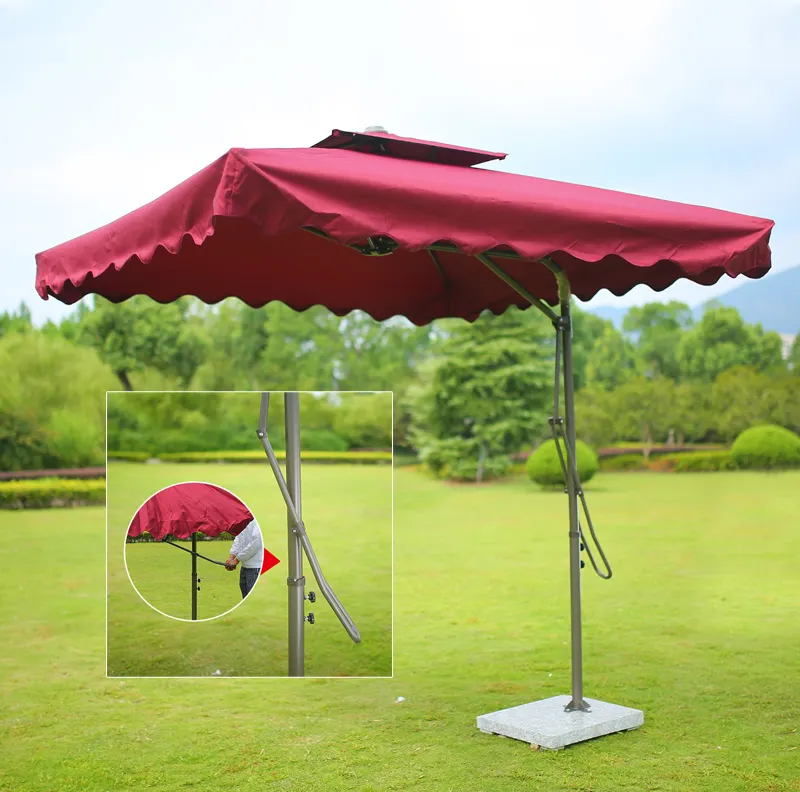 Parasol de jardin en acier robuste, 190x28x16 Cm, offre spéciale, nouveauté