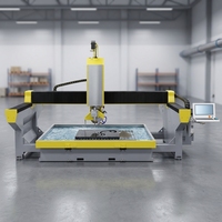 Machine de découpe à jet d'eau CNC 5 axes, découpeuse à jet d'eau haute précision, équipement de découpe de tôles métalliques