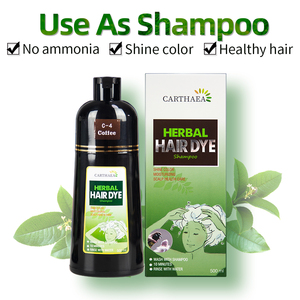 Shampoo colorant capillaire noir à base de plantes, best-seller, haute qualité, facile à utiliser, sans ammoniaque, pour cheveux gris - Product Image 2