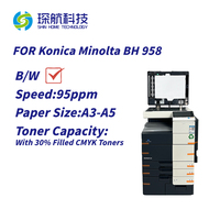 Photocopieur à faible consommation d'encre reconditionné Konica Minolta Bizhub 958 Imprimante A3 noir et blanc pour entreprises