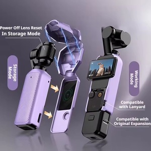 保護レンズスクリーン落下防止プレミアムプラスチックフルカバー磁気保護ボディケース DJI OSMO Pocket 4 収納ケース用 - Product Image 5