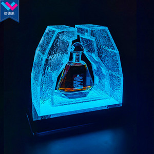 T-Worthy Logo personnalisé LED Bouteille Présentoir Rechargeable <span class=keywords><strong>Iceberg</strong></span> Design pour Champagne Vin pour Bar et Discothèques - Product Image 4