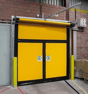 Cleanroom-persiana <span class=keywords><strong>enrollable</strong></span> de PVC de alta velocidad para personas, productos de carga, cámara de paso de gran espacio, <span class=keywords><strong>ducha</strong></span> de aire, <span class=keywords><strong>puerta</strong></span> de túnel - Product Image 2