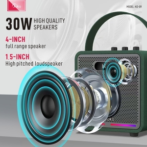 Altavoz <span class=keywords><strong>JOKO</strong></span> de Alta Calidad, Nuevo Producto 2024, Altavoz para Fiestas de Alta Potencia de 30W con Sistema de Audio de Micrófono Inalámbrico Dual - Product Image 3