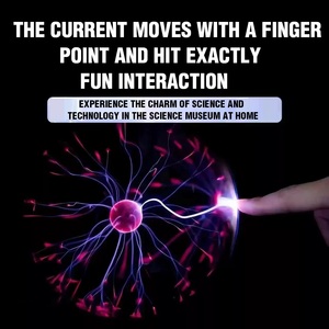 Lampada a Sfera al Plasma KSF da 3 Pollici, <span class=keywords><strong>Globo</strong></span> Sensibile al Tocco, Alimentato USB/Batteria, Nebulosa con Fulmini, Giocattolo Innovativo per Bambini - Product Image 5