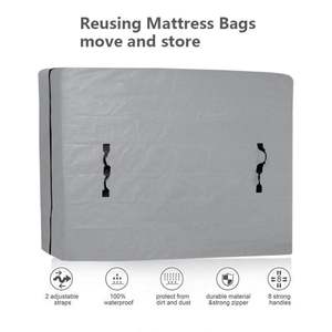 Housse de protection imperméable et résistante, sac de rangement épais pour matelas, pour déménagement et stockage - Product Image 4