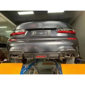 Divisor de difusor de parachoques trasero de fibra de carbono Real con Led para <span class=keywords><strong>BMW</strong></span> G20 Sedan G21 Wagon 320 <span class=keywords><strong>330</strong></span> 340 <span class=keywords><strong>M</strong></span> <span class=keywords><strong>paquete</strong></span> 2019-2022 Pre-lci - Product Image 5