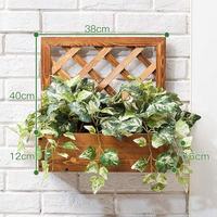 Support à plantes multi-étages en bois de pin fait main, style bar, moderne et classique, pour pots suspendus, finition peinte couleur personnalisée