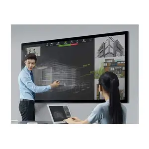 Promotion Discount Price 86 inch Multi function smart board interactive touch screen flat panel built with Dual System