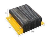 Bloc anti-collision en caoutchouc plate-forme logistique bloc anti-collision bloc anti-collision protection murale pad board entrepôt
