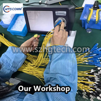 0.9MM Fiber Pigtail ST with LSZH Jacket for Indoor Fiber Optic Patch Panel and Communication Use
