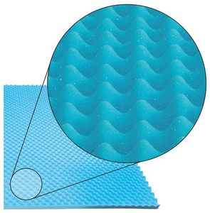 Colchón médico ortopédico para Hotel y <span class=keywords><strong>Hospital</strong></span>, caja de huevos, almohadilla de colchón individual, colchón de espuma viscoelástica con infusión de Gel - Product Image 2