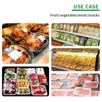 Barquettes alimentaires en plastique PP OEM/ODM personnalisées pour supermarchés, emballages pour viande, légumes, fruits, pizzas, gâteaux, barquettes jetables en blister