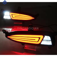 Hyundai I20 2018 2019 için LED Arka Tampon Işık Kuyruk Fren Uyarı Durdurma Sinyali Reflektör Sis Lambası Araba Şekillendirici Aksesuarları
