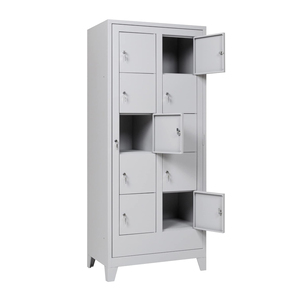 10 Door Employee Factory Worker Metal <b>Locker</b> <b>Storage</b> <b>Cabinet</b> <b>Locker</b> With Legs Steel <b>Locker</b> School Gym - Product Image 1