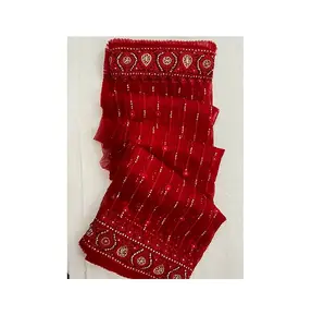 Highly Demanded New Design Sequence Work Party Wear <b>Saree</b> for Women FABZONE India Pakistan Available Wholesale Price for Export - Product Image 1