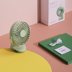 电子电池操作夹子在振荡办公桌上迷你个人风扇便携式手持风扇Cilp风扇3速 - Product Image 5