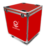 Étui de vol en alliage d'aluminium avec logo personnalisé pour la signalisation numérique Étui de transport portable pour instruments en métal avec prise en charge EVA OEM et ODM