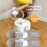 Bouteille d'eau en plastique écologique de 350 ml avec bouchon à vis et impression de logo pour une utilisation en extérieur