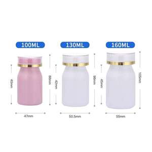 ขวด PET ขนาด 100 มล. 130 มล. สำหรับอาหารเสริม พร้อมสกรีนพิมพ์ ขวดคอเล็ก ฝาเกลียว สำหรับบรรจุยาเม็ด/ยาแคปซูล - Product Image 6