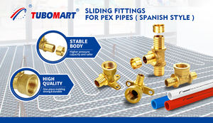 Conector en T Deslizante Hembra de Latón OEM Tubomart para Tuberías <span class=keywords><strong>PEX</strong></span>, Similar a <span class=keywords><strong>UPONOR</strong></span> - Product Image 6