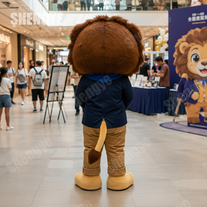 Disfraz de Mascota de León Personalizado de Fábrica Shengye, <span class=keywords><strong>Traje</strong></span> de Animal Caminante para Actividades Comerciales, Disfraz de Mascota <span class=keywords><strong>Rey</strong></span> de las Bestias para Exposiciones en Centros Comerciales - Product Image 3