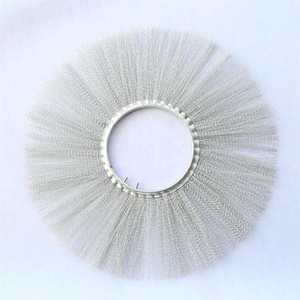 <span class=keywords><strong>Brosse</strong></span> à balai ondulée en fil d'acier plat Zhenda pour le nettoyage des routes, balai pour balayeuse, balayeuse à neige - Product Image 5