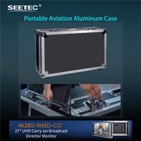 Moniteur de diffusion professionnel SEETEC 4K280-9HSD-CO 27 pouces 4K Ultra HD, 4x Multi-Vue, OEM pour studio TV et camion de production
