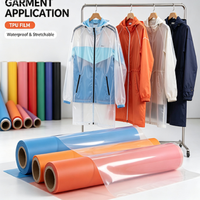 Rouleau de film TPU coloré sur mesure, feuille de polyuréthane thermoplastique, membrane flexible imperméable pour la lamination de tissus textiles