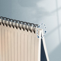 Gradient Blue Series A5 Spiral Eco Friendly Notepad Creative Freshness Coil Weekly Schedule Notebook