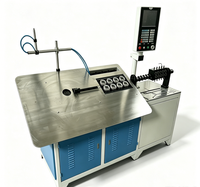 Máquina de Doblado de Alambre CNC 2D Profesional, Embalaje Apto para Transporte Marítimo